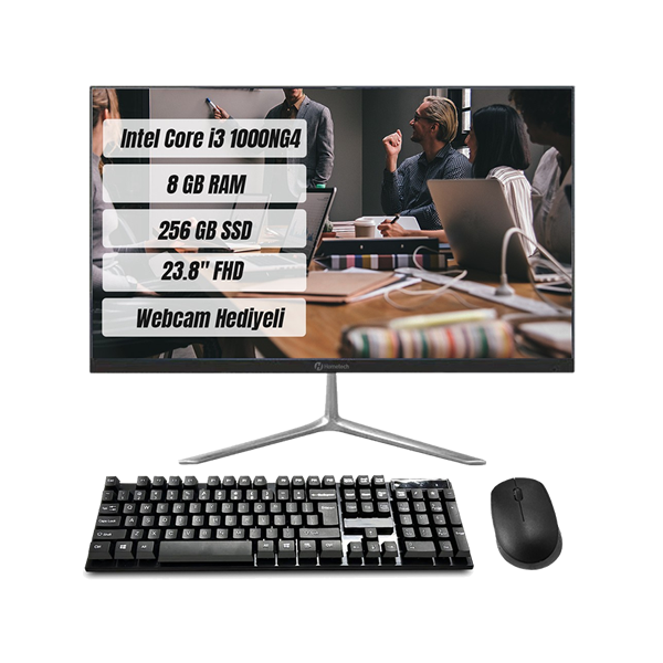 Hometech AIO 3250 I3-1000ng4 8 Gb 256 Gb 23.8" Free Dos